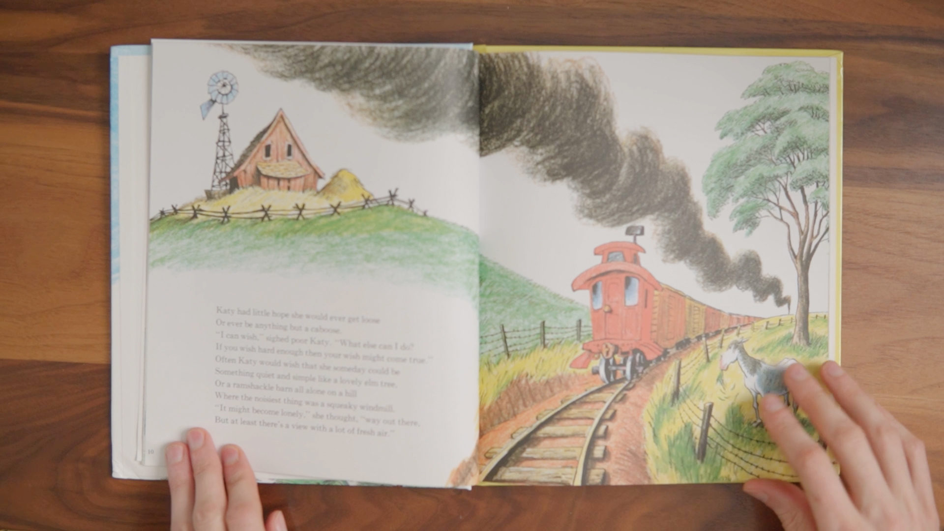 Caboose Loose Book Desk